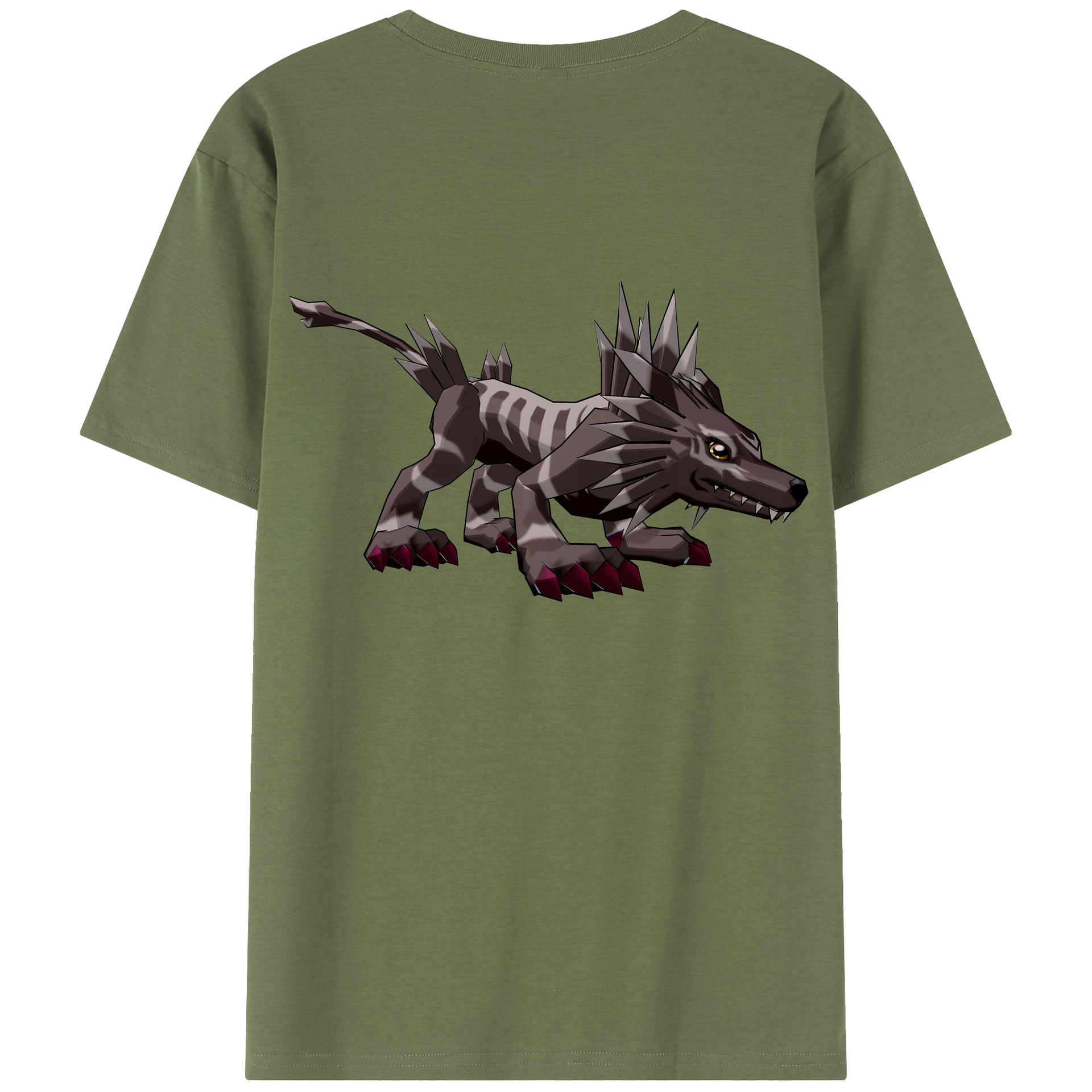 （画像用） Digimon デジタルモンスター/デジモン 綿100％半袖Tシャツ（背面プリント）